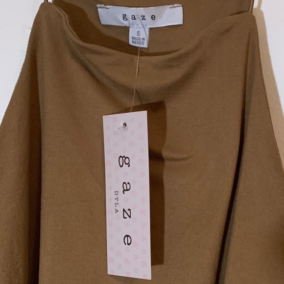 NWT Trendy Halter Tank Top In Brown- Size Small - Picture 5 of 7